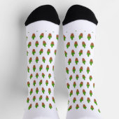 Cute Cactus Pattern on Socks ソックス (上部)