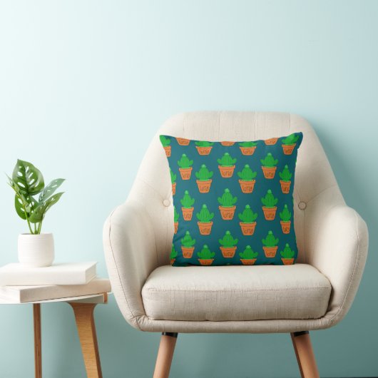 Cute cactus pillow クッション (椅子)