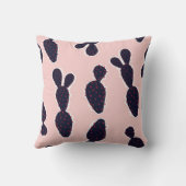 Cute cactus seamless pattern sweet mood and tone, クッション (裏面)
