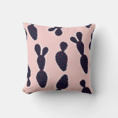 Cute cactus seamless pattern sweet mood and tone, クッション (正面)