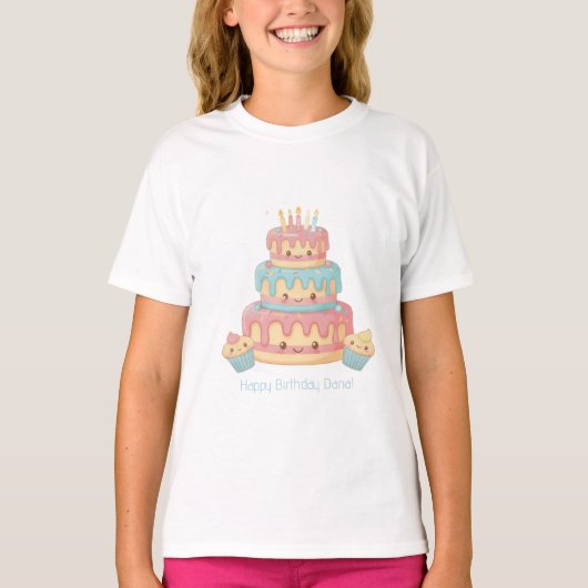 Cute Cake and Cupcakes Tシャツ (正面)