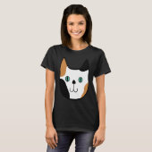 Cute Calico Kitty Cat Fun Adorable Kitten Tシャツ (正面フル)