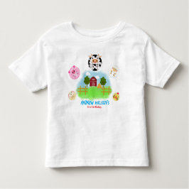 Cute Calling All Rustic Farm Party Animals  トドラーTシャツ