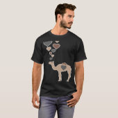 Cute Camel Hearts  Camel  I Love Camels Tシャツ (正面フル)