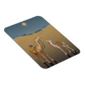 Cute camels in Bethlehem Christmas magnet マグネット (右側)