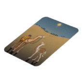 Cute camels in Bethlehem Christmas magnet マグネット (左側)