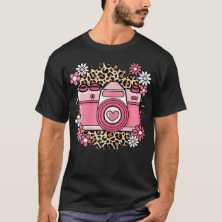 Cute Camera Photography Love Photographer Women Gi Tシャツ