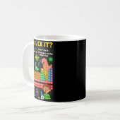 Cute Can I Lick It Dino Periodic Table Science Hum コーヒーマグカップ (正面左)