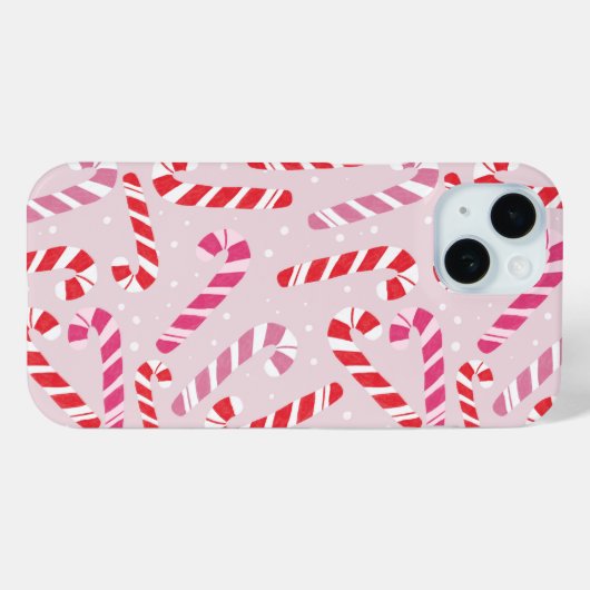 Cute Candy Cane Phone Case Case-Mate iPhoneケース (裏面 (横))