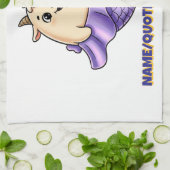 Cute Capricorn Cartoon – Whimsical Zodiac キッチンタオル (折り畳み)