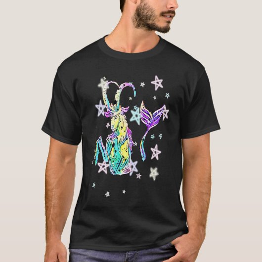 Cute Capricorn Horoscope Zodiac Sign Capricorn Tシャツ (正面)