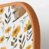 Cute Capybara ピックルボールラケット (左詳細)