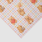 Cute Capybara Baby Shower 薄葉紙 (詳細)