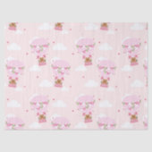 Cute Capybara Hot Air Balloon 薄葉紙 (正面)