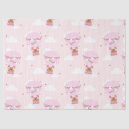 Cute Capybara Hot Air Balloon Baby Shower 薄葉紙