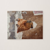 Cute Capybara in Bubble Bath Jigsaw Puzzle ジグソーパズル (横)