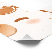 Cute Capybara Kids Birthday Party Welcome ポスター (コーナー)