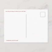 Cute Capybara Lunar New Year 2026 Custom Family  ポストカード (裏面)