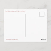 Cute Capybara Lunar New Year 2026 Custom Family ポストカード (裏面)