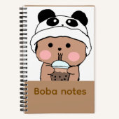 Cute capybara notebook ノートブック (正面)