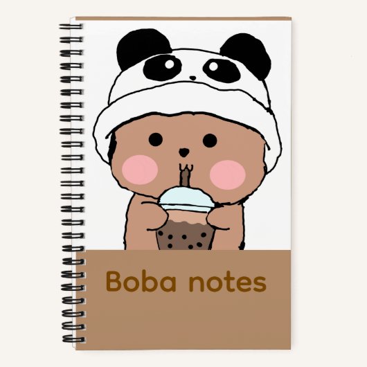 Cute capybara notebook ノートブック (正面)
