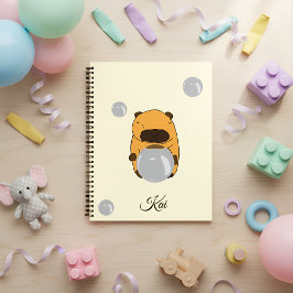 Cute Capybara Notebook – A Gentle Design for Kids ノートブック