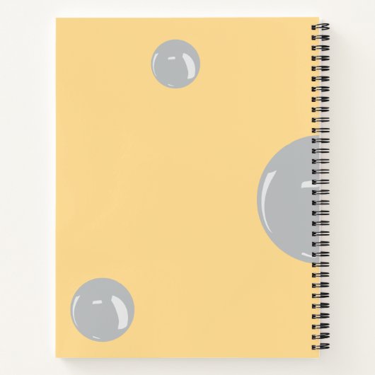 Cute Capybara Notebook – A Gentle Design for Kids ノートブック (裏面)