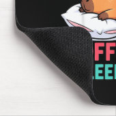 Cute Capybara Official Sleepshirt Cozy Sleep Valen マウスパッド (コーナー)