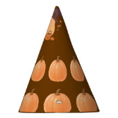 Cute Capybara on Pumpkin Halloween Party Hat パーティーハット (右)