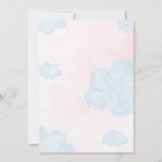 Cute Capybara-Themed Birthday Invitation 招待状 (裏面)