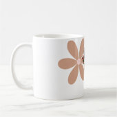  Cute Capybara With Flower  コーヒーマグカップ (左)