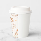 Cute Capybara With Sunglasses Kids Birthday Party 紙コップ (左)