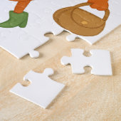 Cute Carrot Masti Mode ON Puzzle Fun Cartoon Cute  ジグソーパズル (側面)