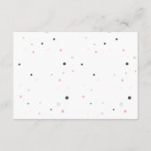 Cute Cartoon Animal Gender Neutral Diaper Raffle エンクロージャーカード (裏面)