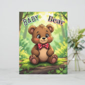 Cute Cartoon Baby Bear in Woods (スタンド正面)