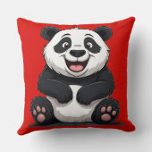 Cute Cartoon Baby Panda クッション (裏面)