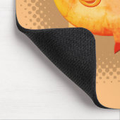 Cute Cartoon Baby Pig Painting マウスパッド (コーナー)