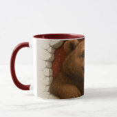Cute Cartoon Bear Mug Printable | Adorable Animal  マグカップ (左)