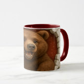 Cute Cartoon Bear Mug Printable | Adorable Animal  マグカップ (正面右)