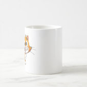 Cute Cartoon Cat Coffee Mug コーヒーマグカップ (中央)