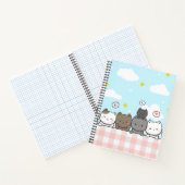 Cute Cartoon Cat Notebook ノートブック (内部)