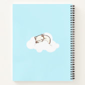 Cute Cartoon Cat Notebook ノートブック (裏面)