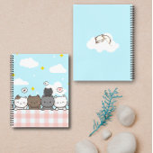Cute Cartoon Cat Notebook  ノートブック