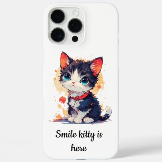 Cute Cartoon Cat Phone Case Case-Mate iPhoneケース (裏面)
