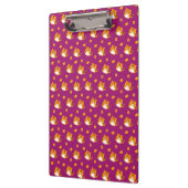 Cute Cartoon Cat Seamless Pattern | Kawaii Orange クリップボード (左)