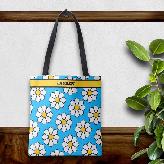Cute Cartoon Daisy トートバッグ