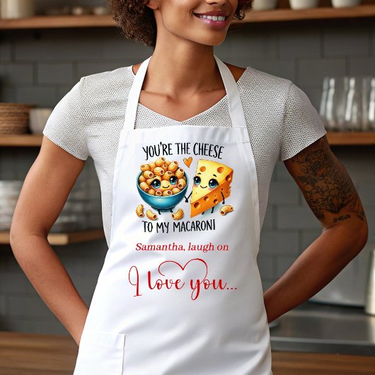 Cute Cartoon Food Custom I Love You Gift Apron エプロン