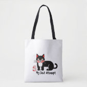 Cute cartoon funny  animal  lover pets tote bag  トートバッグ (正面)