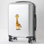 Cute Cartoon Giraffe シール (スーツケース)