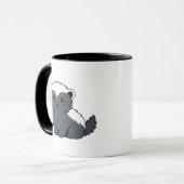 Cute Cartoon Honey Badger マグカップ (正面左)